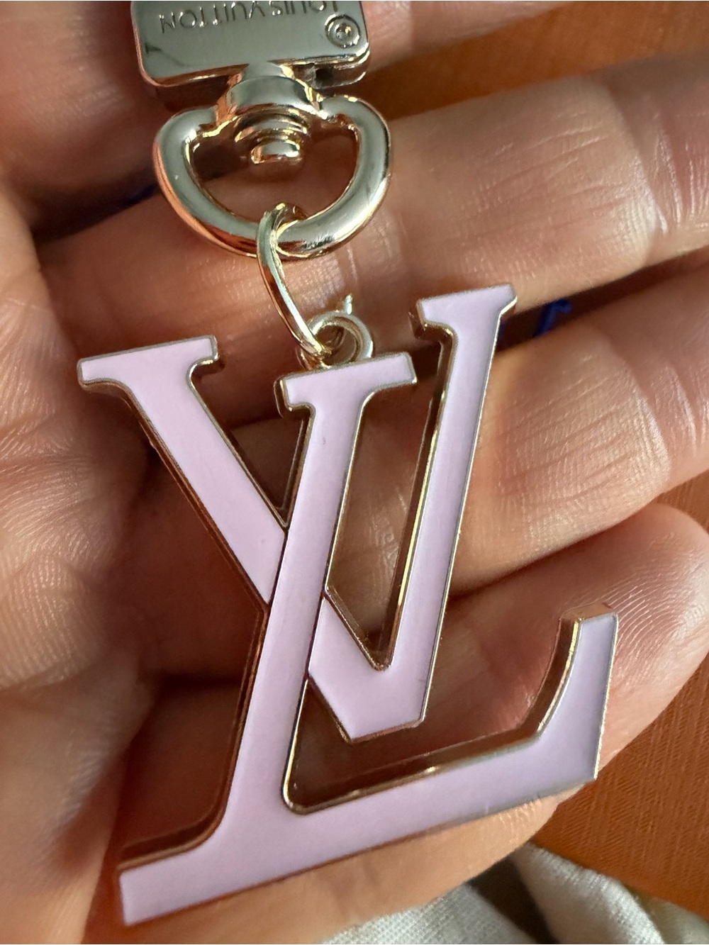 Unbranded Pink Logo Keychain Charm Keybag
